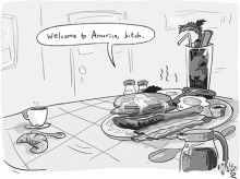 Breakfast in America! Breakfast in America!